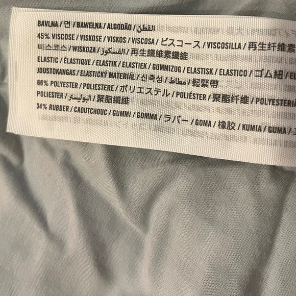 Abercrombie & Fitch light blue cropped tank top - Picture 6 of 6